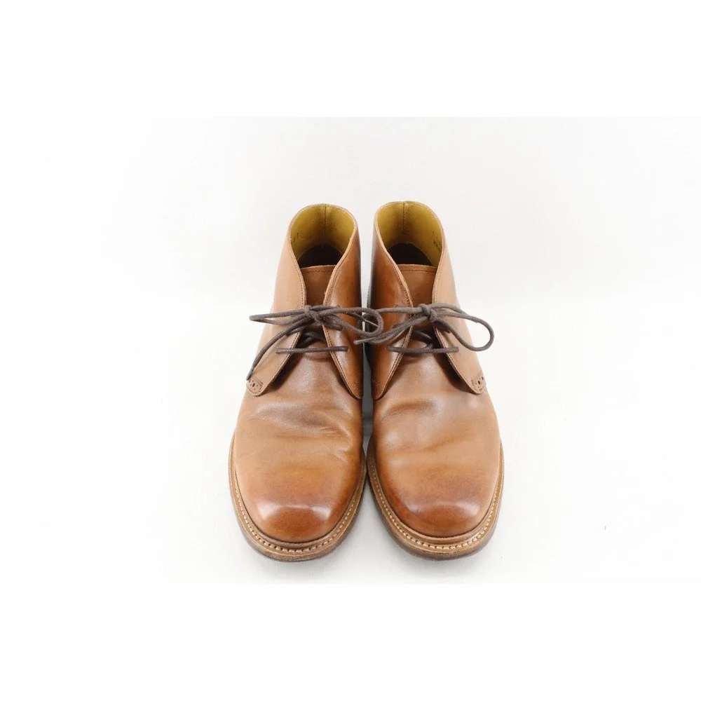 Stacy Adams Men's Brown Leather Smooth Toe Vintage Ankle‎ Boots Size 8 D